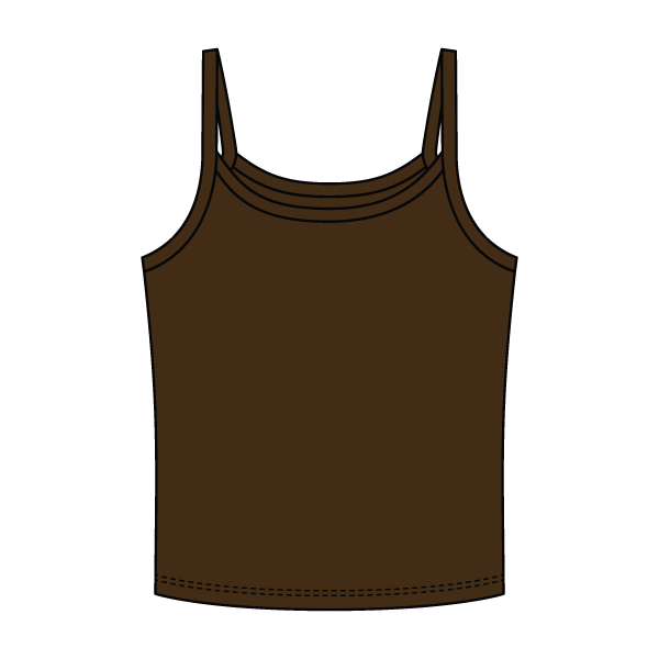 Rib Tank with Spaghetti Strap - The Collegiate Lineup