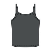 Rib Tank with Spaghetti Strap - The Collegiate Lineup