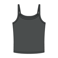 Rib Tank with Spaghetti Strap - The Collegiate Lineup