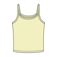 Rib Tank with Spaghetti Strap - The Collegiate Lineup