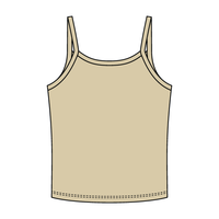 Rib Tank with Spaghetti Strap - The Collegiate Lineup