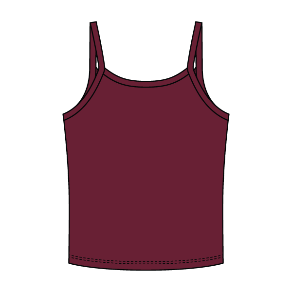 Rib Tank with Spaghetti Strap - The Collegiate Lineup