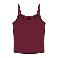 Rib Tank with Spaghetti Strap - The Collegiate Lineup