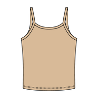 Rib Tank with Spaghetti Strap - The Collegiate Lineup