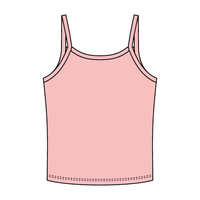 Rib Tank with Spaghetti Strap - The Collegiate Lineup