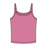 Rib Tank with Spaghetti Strap - The Collegiate Lineup
