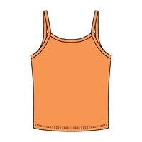 Rib Tank with Spaghetti Strap - The Collegiate Lineup