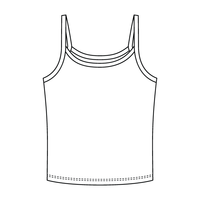 Rib Tank with Spaghetti Strap - The Collegiate Lineup