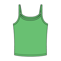 Rib Tank with Spaghetti Strap - The Collegiate Lineup