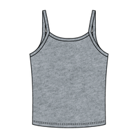 Rib Tank with Spaghetti Strap - The Collegiate Lineup
