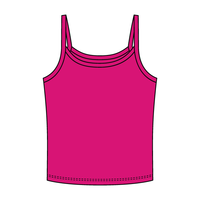 Rib Tank with Spaghetti Strap - The Collegiate Lineup