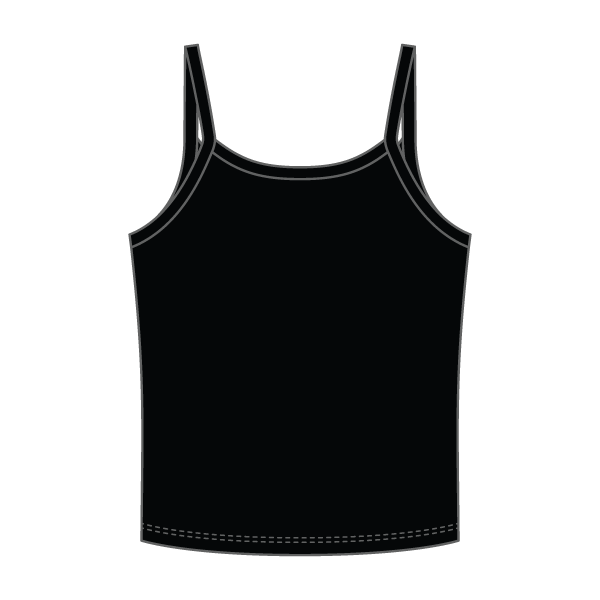 Rib Tank with Spaghetti Strap - The Collegiate Lineup