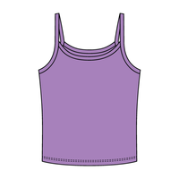 Rib Tank with Spaghetti Strap - The Collegiate Lineup