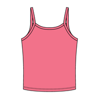 Rib Tank with Spaghetti Strap - The Collegiate Lineup