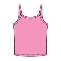 Rib Tank with Spaghetti Strap - The Collegiate Lineup