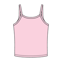 Rib Tank with Spaghetti Strap - The Collegiate Lineup