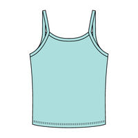 Rib Tank with Spaghetti Strap - The Collegiate Lineup