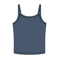 Rib Tank with Spaghetti Strap - The Collegiate Lineup