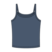 Rib Tank with Spaghetti Strap - The Collegiate Lineup