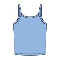 Rib Tank with Spaghetti Strap - The Collegiate Lineup
