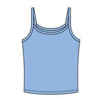 Rib Tank with Spaghetti Strap - The Collegiate Lineup