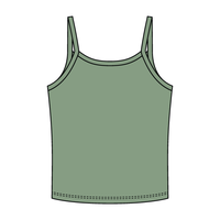 Rib Tank with Spaghetti Strap - The Collegiate Lineup