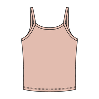 Rib Tank with Spaghetti Strap - The Collegiate Lineup
