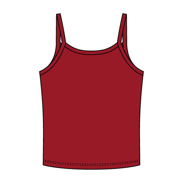 Rib Tank with Spaghetti Strap - The Collegiate Lineup
