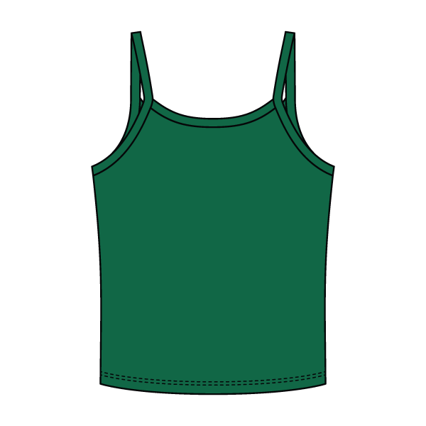 Rib Tank with Spaghetti Strap - The Collegiate Lineup