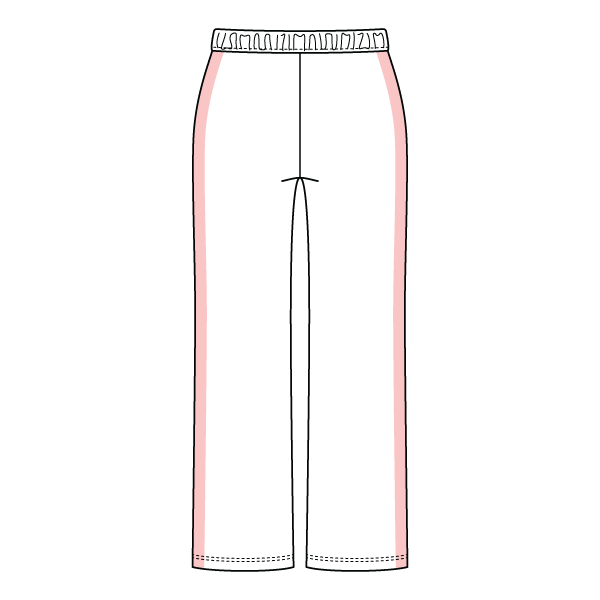 The Drop Cut Fleece Heavyweight Sweatpants with Contrast Side Panels
