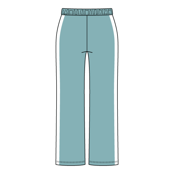 The Drop Cut Fleece Heavyweight Sweatpants with Contrast Side Panels