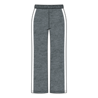 The Drop Cut Fleece Heavyweight Sweatpants with Contrast Side Panels