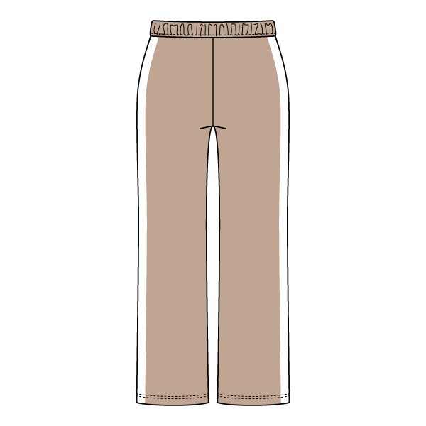 The Drop Cut Fleece Heavyweight Sweatpants with Contrast Side Panels