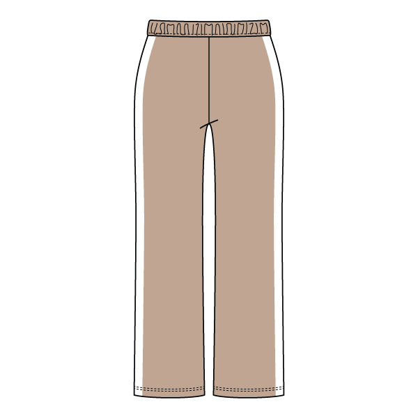 The Drop Cut Fleece Heavyweight Sweatpants with Contrast Side Panels