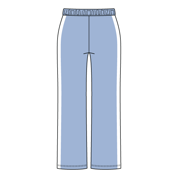 The Drop Cut Fleece Heavyweight Sweatpants with Contrast Side Panels