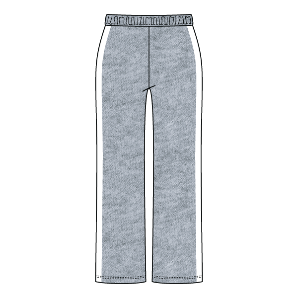 The Drop Cut Fleece Heavyweight Sweatpants with Contrast Side Panels