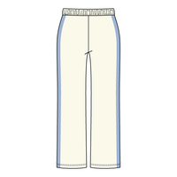 The Drop Cut Fleece Heavyweight Sweatpants with Contrast Side Panels