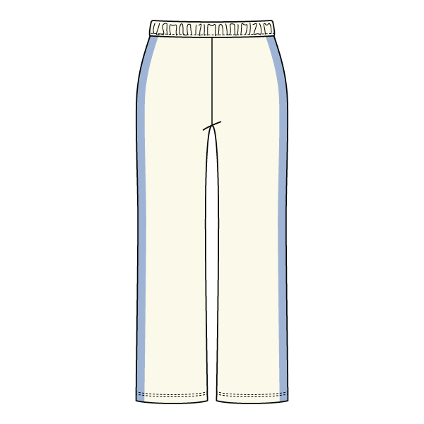 The Drop Cut Fleece Heavyweight Sweatpants with Contrast Side Panels