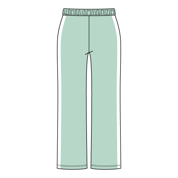 The Drop Cut Fleece Heavyweight Sweatpants with Contrast Side Panels