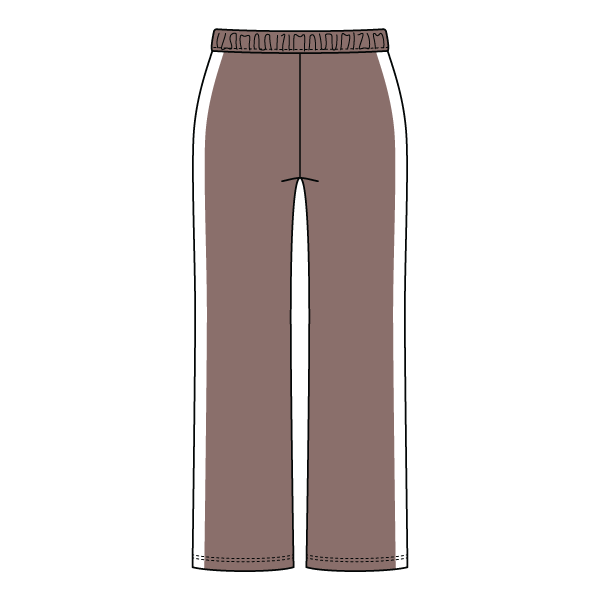 The Drop Cut Fleece Heavyweight Sweatpants with Contrast Side Panels