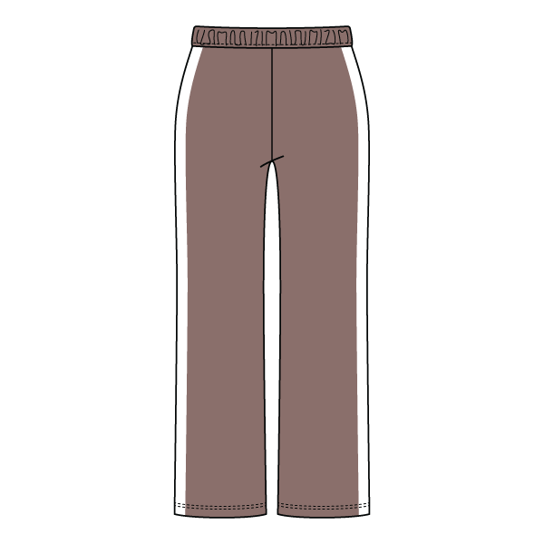 The Drop Cut Fleece Heavyweight Sweatpants with Contrast Side Panels