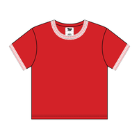 Lace Trim Baby Tee - The Collegiate Lineup