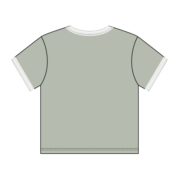Lace Trim Baby Tee - The Collegiate Lineup