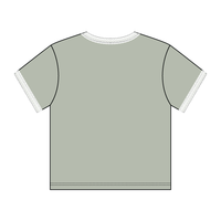 Lace Trim Baby Tee - The Collegiate Lineup