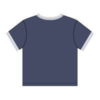 Lace Trim Baby Tee - The Collegiate Lineup