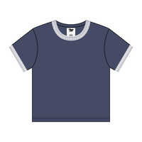 Lace Trim Baby Tee - The Collegiate Lineup