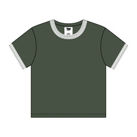 Lace Trim Baby Tee - The Collegiate Lineup