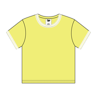 Lace Trim Baby Tee - The Collegiate Lineup