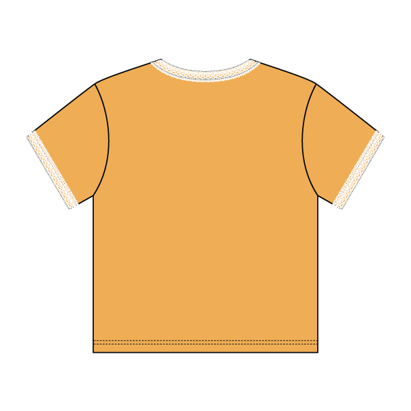 Lace Trim Baby Tee - The Collegiate Lineup