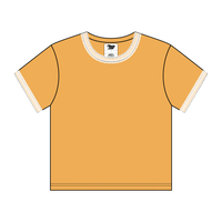 Lace Trim Baby Tee - The Collegiate Lineup